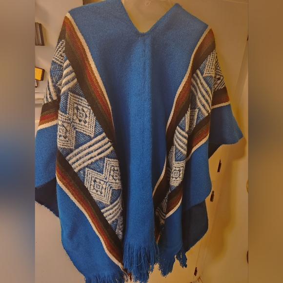 Southwestern‎ poncho Unisex - Picture 1 of 5